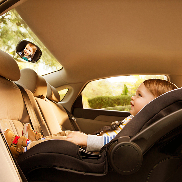 DE Kinder Autositz-Rückspiegel Bruchsicherer Autospiegel Clear View Autospiegel 